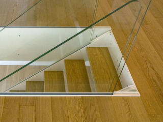 Staircase - private house, Ni.va. Srl Ni.va. Srl Modern corridor, hallway & stairs