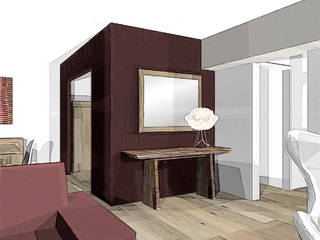 séjour naturel et chaleureux, agence concept decoration agence concept decoration Koloniale woonkamers