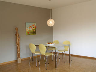 Eigentumswohnung im Bungalowstil, Siegen, Raumpraesenz-Homestaging Raumpraesenz-Homestaging Moderne Esszimmer