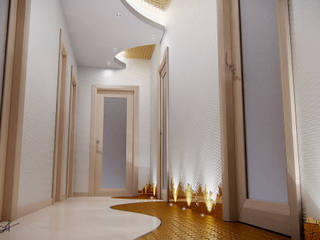 Corridoio , LANGOLO HOME LIVING LANGOLO HOME LIVING Eclectic style corridor, hallway & stairs