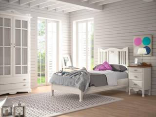 Dormitorio Decco Blanco Tosca., Artenara Decoración Artenara Decoración Спальня в стиле кантри