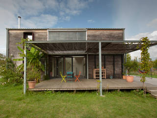 MAISON PASSIVE - TABANAC / GIRONDE, POLY RYTHMIC ARCHITECTURE POLY RYTHMIC ARCHITECTURE Bedrijfsruimten Exhibitieruimten