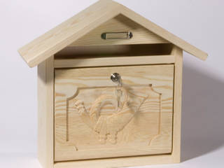 Holzbriefkasten "Tachertinger" , Holzwaren Johann Wasmer Holzwaren Johann Wasmer กำแพง