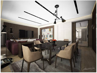 «50 оттенков кофе», Medianyk Studio Medianyk Studio Modern Living Room