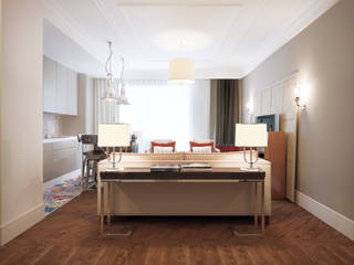 Квартира Skandi Klubb, KYD BURO KYD BURO Scandinavian style living room