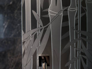 Luxury glass finishes for interiors, Lucy Batt Lucy Batt Baños clásicos