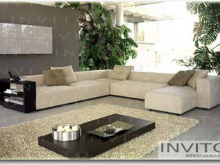 Salas INVITO, INVITO INVITO Minimalist living room