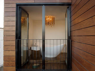 Bogenallee Wohnen [+], blauraum architekten blauraum architekten Modern Pencere & Kapılar