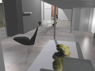 Loft in Milan, gianluca milesi architecture gianluca milesi architecture Modern living room
