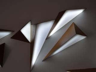 TRIANGLE, Sculpture Lumineuse Interactive, Adrien Marcos Adrien Marcos Other spaces