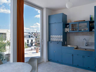 Wohnhaus Paradiesgasse 13, Marie-Theres Deutsch Architekten BDA Marie-Theres Deutsch Architekten BDA Modern kitchen