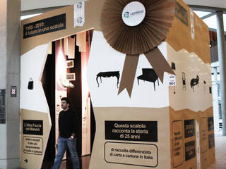 Box de carton, Principioattivo Architecture Group Srl Principioattivo Architecture Group Srl Espacios comerciales