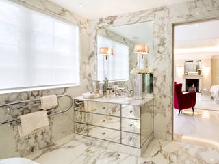 Fairways at the Bishops Avenue, Celia Sawyer Luxury Interiors Celia Sawyer Luxury Interiors Modern Banyo