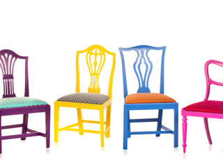 KLaSh Chairs, Standrin Standrin ComedoresSillas y banquetas Madera maciza Multicolor