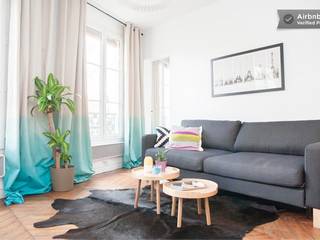Appartement Paris 12ème, Sandra Dages Sandra Dages Eclectic style living room