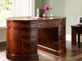 Antique Reproduction Oval Desk, Parklane Furniture Parklane Furniture Bureau classique