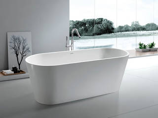 Bädermax freistehende Badewanen aus Mineralguss, Maxxwell AG Maxxwell AG حمام Bathtubs & showers