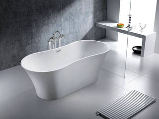 Bädermax freistehende Badewanen aus Mineralguss, Maxxwell AG Maxxwell AG Classic style bathroom Bathtubs & showers