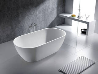 Bädermax freistehende Badewanen aus Mineralguss, Maxxwell AG Maxxwell AG حمام Bathtubs & showers