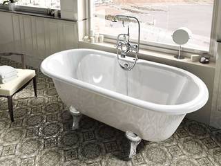 Bädermax freistehende Badewanen aus Mineralguss, Maxxwell AG Maxxwell AG Classic style bathroom Bathtubs & showers