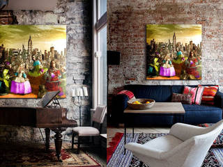 Cuadros meninas Pop Art, ESTUDIO DELIER ESTUDIO DELIER Industrial style living room