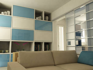 Residenze estive - Isola di Solta (Croazia), Caterina Paltrinieri Architetto Caterina Paltrinieri Architetto Modern living room