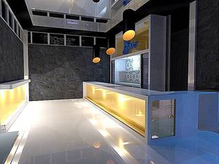 City Centre Bar/Lounge Club Design, ULA Interiors ULA Interiors قبو النبيذ