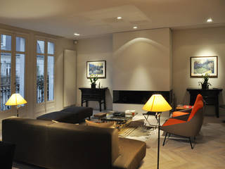 appartement haussmannien rue de Varenne, jean-pierre gaignard jean-pierre gaignard Modern Living Room
