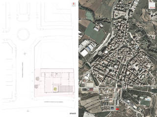 Centro de Soporte Territorial del Instituto Geológico de Catalunya en Tremp (IGC), Oikosvia arquitectura sccl Oikosvia arquitectura sccl Oficinas y tiendas