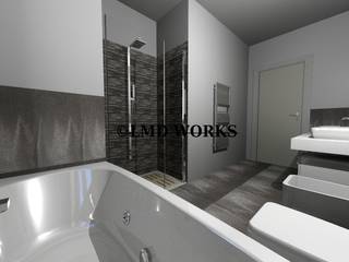 Un bagno per qualsiasi stile, Inarte Progetti di Lucio Mana Inarte Progetti di Lucio Mana Eclectic style bathroom