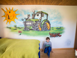 Trompe-l'oeil en Chambre enfant, BAROGRAFF BAROGRAFF