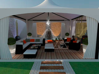 Terraza Chill-out / Chill-out terrace, Julia Design Julia Design Balcones y terrazas asiáticos