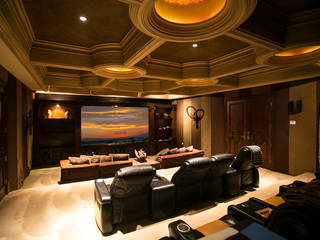 Interiorismo Home Theatre, Guillermo Cardenas Guillermo Cardenas ห้องสันทนาการ