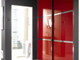 REd Sliding Doors, Wardrobe Design Online Wardrobe Design Online Phòng ngủ: thiết kế nội thất · bố trí · ảnh