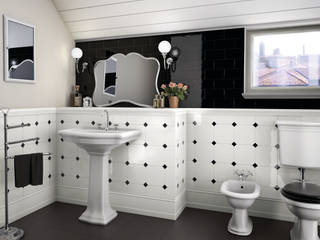 Serie Vintage, Ceramiche Grazia Ceramiche Grazia Classic style bathroom