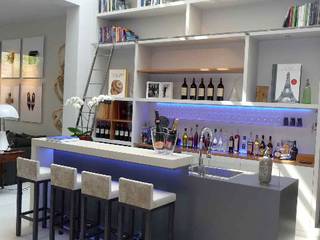 Concrete counter for a private, Concrete LCDA Concrete LCDA Commercial spaces Concrete Grey