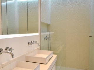 Shower Walls Textured Concrete, Concrete LCDA Concrete LCDA Baños de estilo moderno