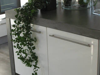Concrete Island Kitchen, Concrete LCDA Concrete LCDA Cocinas de estilo moderno