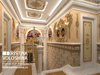классический английский стиль, kristinavoloshina kristinavoloshina Коридор, прихожая и лестница в классическом стиле