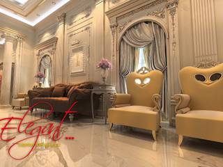 luxury villa, elegant interior design llc elegant interior design llc Спальня в классическом стиле