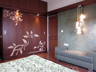 Bharani Residence, Cozy Nest Interiors Cozy Nest Interiors Moderne Schlafzimmer