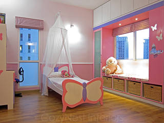Jha Residence Cozy Nest Interiors Phòng trẻ em phong cách hiện đại