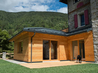 Villa Gheza, Legnocamuna Case Legnocamuna Case Wooden houses