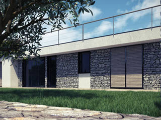 Ampliamento di edificio residenziale in località punta Aspera, Varazze (SV), dedalo s.r.l. dedalo s.r.l. Casas de estilo minimalista