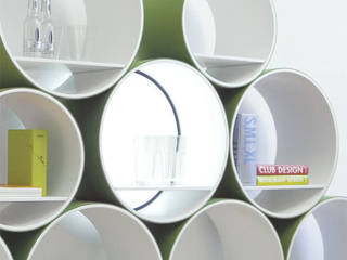 Flexi Tube - Regalsystem, Kißkalt Designs Kißkalt Designs Eclectic style study/office