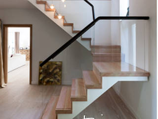 Letting in the Light, Bisca Staircases Bisca Staircases Modern corridor, hallway & stairs