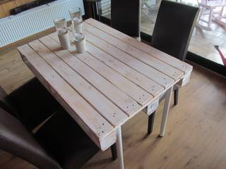 Esszimmertisch aus Industriepalette !, La maison La maison Industrial style dining room Tables