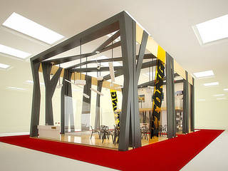 Ytong stand design, Haag Architects Haag Architects مساحات تجارية