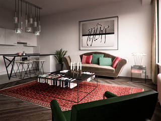 Den Haag apartment, Haag Architects Haag Architects Modern living room