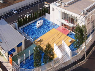海に浮かぶレストラン, ユミラ建築設計室 ユミラ建築設計室 モダンな 家